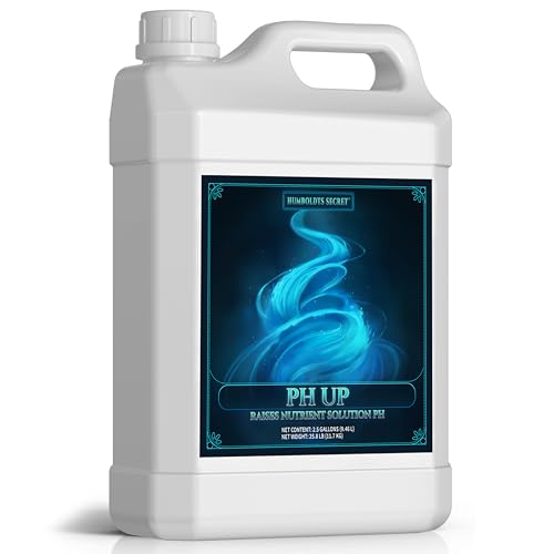 Humboldts Secret pH Up for Plants, Potassium Hydroxide, Liquid, 2.5 Gallon - size: 2.5 Gallon