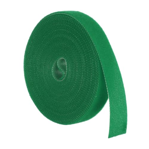 HARFINGTON Garden Plant Tape 16.4ft 19/32" Reusable Tie Strap Emerald Green - color: Emerald Green, size: 16.4ft x 19/32"