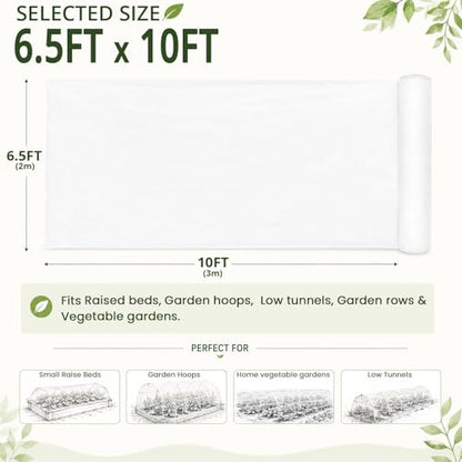 6.5Ft x 10FT Garden Netting, Fine Mesh Insect Netting for Plant Protection - size: 6.5Ft x 10Ft