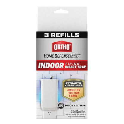 Ortho Home Defense Max Indoor Flying Insect Trap Refills, 3 Catridges - color: Indoor Light Trap Refills
