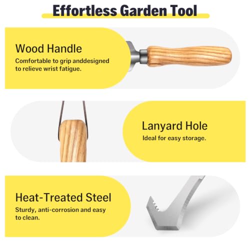 3 Pack Garden Weeding Tool Set, Crack & Crevice Weeder
