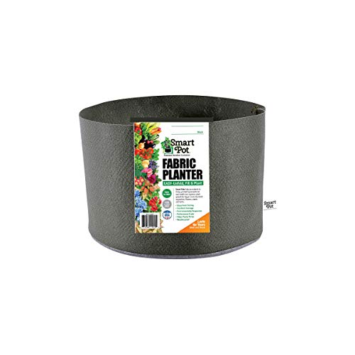 Smart Pots 45-Gallon Smart Pot Soft-Sided Container, Black - color: Black, size: 45-Gallon