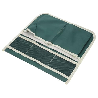 Yardwe Large Gardening Tool Bag for Kneeler with Durable 600D Fabric Multi-Pocket Organizer Garden Seat Pouch for Lawn Patio Storage and Easy Carry