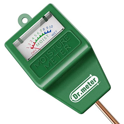 Dr.meter Soil Moisture Meter for Plants, Plant Water Gauge Test Kit - color: Green