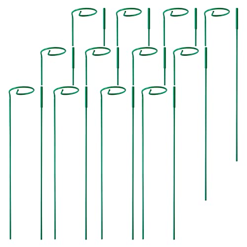 12 Pack Plant Stakes,Plant Support Stakes for Two Sizes(16 or 32 Inches) - size: 12