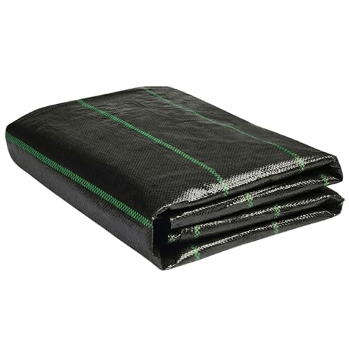 Dewitt Earthmat Woven 4' x 50' Ground Cover, Weed Control Folded Garden Mat