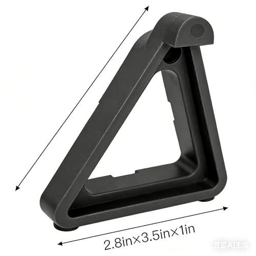 Plant Pot Stands, 12-Pack Black Flower Pot Lifters Keep Plants Elevated & Stable - Invisible Frame for Indoor/Outdoor Planters, Small to Large Sizes