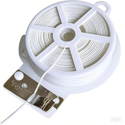 Twist Tie, 328 Feet (100m), white cable ties with Cutter, Garden Plant Ties Reusable, white Twist Ties for plants Gardening Tomatoes Tie garden ties for plants,garden twist ties flowers Climbing - color: White