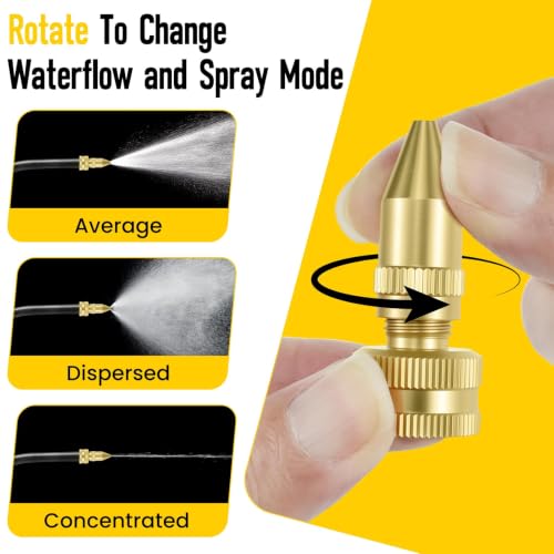 2Pcs 181331 Brass Adjustable Nozzle with Gaskets
