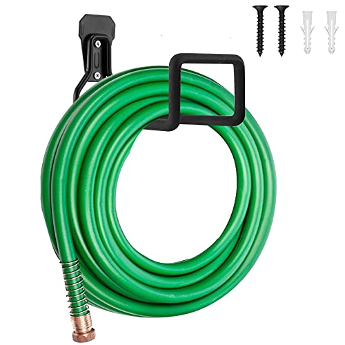 Hose Hanger, Heavy Duty Metal Hose Holder Wall Mount - color: Hose Holder 100 Ft
