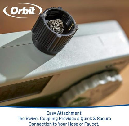 Orbit Programmable Digital Hose Watering Timer - 1 Outlet - Battery Powered - with LCD Screen - Built-in Rain Delay - Water-Resistant - 62061 (2-Pack 2 Outlet) - size: 2 Outlet (Pack of 2)