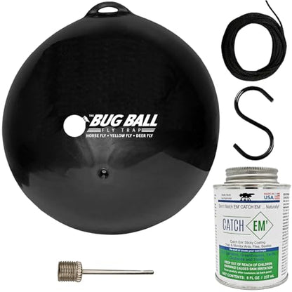 Bug Ball Starter Complete Kit - Biting Fly and Insect Trap, Pack of 3