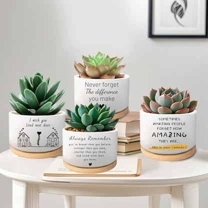 Inspirational Gifts for Women, Succulent Plant Pot (Plants Not Included) - style: Always remember