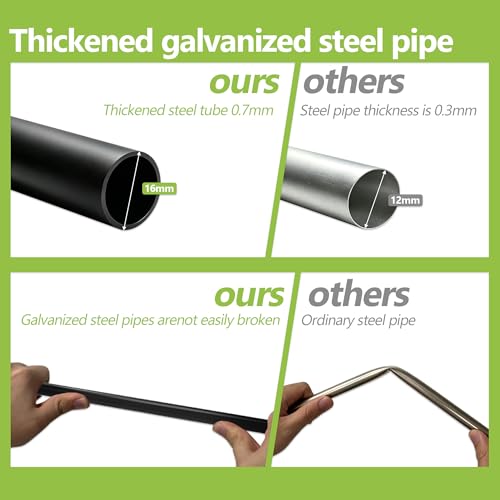 Heavy Duty Garden Arch Arbor Trellis 94.5" H*63" L(16MM Pipe) - size: 94.5"(H)*63"(L)*16(W)