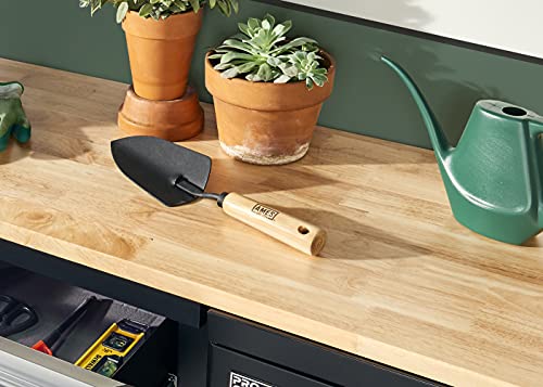 AMES 2446100 Tempered Steel Hand Trowel with Wood Handle, 13-Inch - style: Wood Handle Hand Trowel