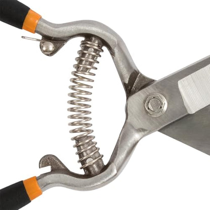 Fiskars 5" Forged Grass Shears, Handheld Grass Clippers for Lawn & Garden - style: Forged