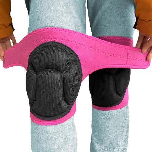 Garden Knee Pads for Women House Cleaning - Adjustable & Waterproof, Pink M - color: Pink, size: Medium
