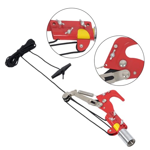 27FT Extendable Pole Saw, Manual Branch Trimmer with Long Handle - size: 27FT Yellow