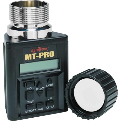 Agratronix MT-Pro Portable Moisture Tester for Grain with Digital Meter Readout, Grain Tester with Carry Case