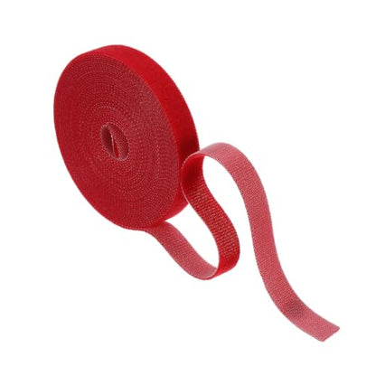 HARFINGTON Garden Plant Tape 16.4ft 1/2" Reusable Ties Strap Red - color: Red, size: 16.4ft x 1/2"