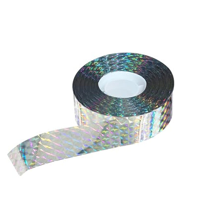 Bird Scare Reflective Tape, Double-Sided Reflective, for Repelling Sparrows and Woodpeckers, Suitable for Outdoor Use in Homes, Gardens, Farms, Orchards,Outdoor (500 Ft*1) - size: 500 Ft*1