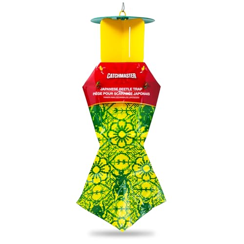Catchmaster Japanese Beetle Traps 3 Pack, Outdoor Beetle Bags w/Dual Lure - size: 3-Pack