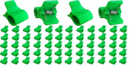 Greenhouse Clamps for 1/2 Inch PVC Pipe, Greenhouse Hoops,Support Frame, Grow Tunnel,Plant Support Garden Stakes.For Fixing Plant Cover, Garden Plastic Sheeting, Film Row Cover, Net(60 Pcs in 2 boxes) - size: for 1/2 inch PVC Pipe (Pack of 2)