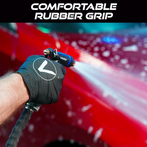 VIKING Hose Nozzle, Garden Hose Nozzle, Adjustable and Heavy Duty for Washing Car, Watering Plants, Washing Pets, and Home Use, 2 Pack - size: 2 Pack