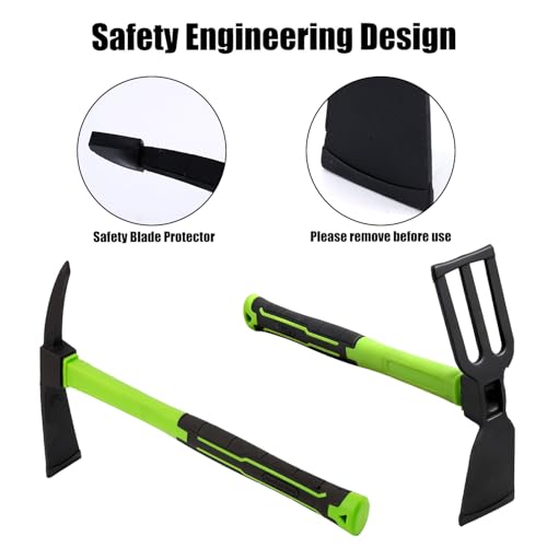 2pcs Garden Hoe and Hand Rake Set