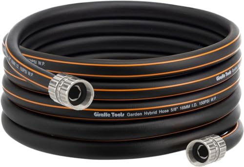 Giraffe Tools Garden Hose 5/8", 12ft Female to Female Leader Hose - size: 12ft Female to Female Hose