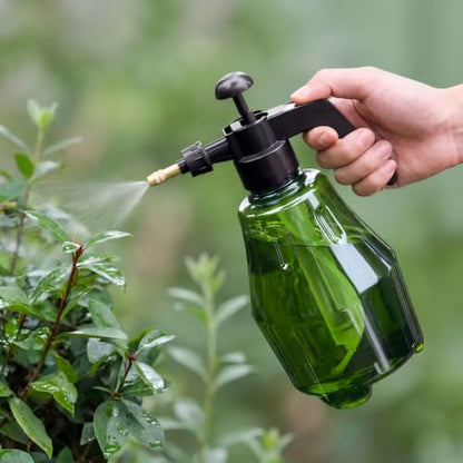 1.5L Garden Pump Sprayer, Handheld Pressure Bottle, Green - color: Green