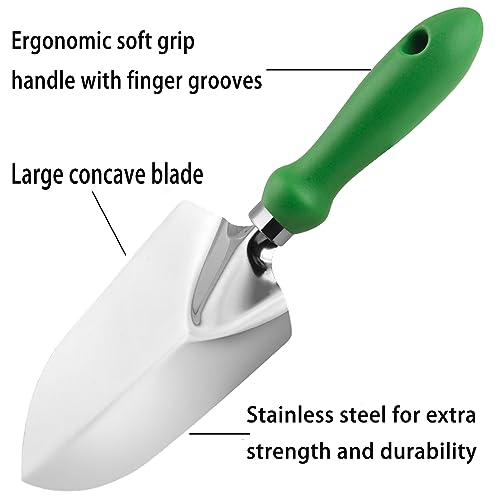 Garden Trowel Stainless Steel Proof Garden Spades Ergonomic Grip Hand Tool