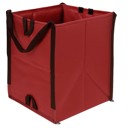 DURASACK Heavy Duty Home and Yard Bags, Red, 3 Pack - color: Red