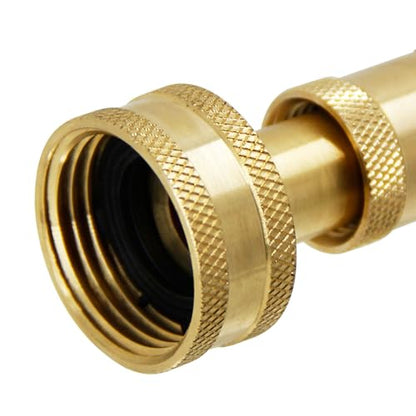Triumpeek Solid Brass Hose Nozzle, 4 Pack 4"L - color: 4 Packs - Brass