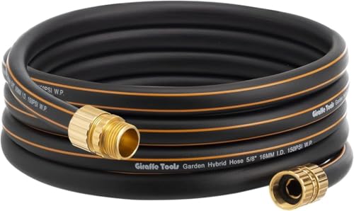 Giraffe Tools Garden Hose 5/8", 10ft Short Garden Hose - size: 10FT Male Female