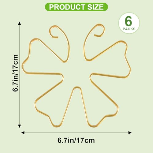 6pcs Plant Stem Support, Iron Monstera Plants Support, Plant Stem Holder - color: Butterfly-6pcs