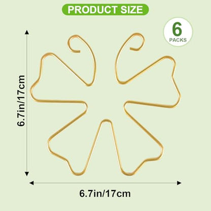 6pcs Plant Stem Support, Iron Monstera Plants Support, Plant Stem Holder - color: Butterfly-6pcs