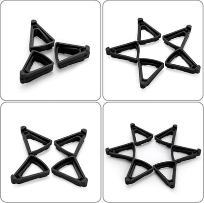 Elsjoy 60 Pack Pot Feet for Outdoor & Indoor Planters, Garden Plant Pot Risers Flower Pot Lifter, Planter Pot Support Feet for Drainage