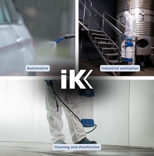 IK ALK Pro 12 – Heavy-Duty Sprayer for Alkalines, Alcohols & Ketones – 2 Gal Pump Sprayer – Adjustable Nozzle, Safety Lock, Shoulder Strap – Ideal for Industrial Cleaning & Disinfection - color: ALK Pro 12