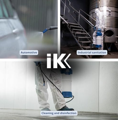 IK ALK Pro 12 – Heavy-Duty Sprayer for Alkalines, Alcohols & Ketones – 2 Gal Pump Sprayer – Adjustable Nozzle, Safety Lock, Shoulder Strap – Ideal for Industrial Cleaning & Disinfection - color: ALK Pro 12