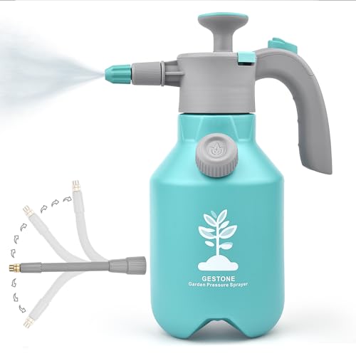 Garden Hand Pump Sprayer 1/2 Gallon, Plant Mister Spray Bottle 2L