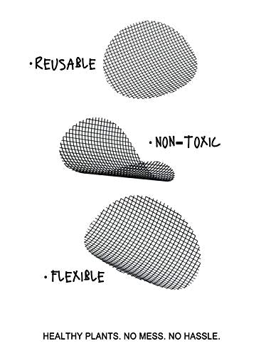 LE TAUCI Plant Pot Drainage Hole Mesh Pads, 2-Inch, 50-Pack - size: 2 Inch