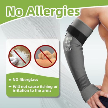 Schwer 18in A6 Cut Resistant Arm Sleeves for Gardening, S914 - color: Grey-updated, size: 18 In-1 Pair