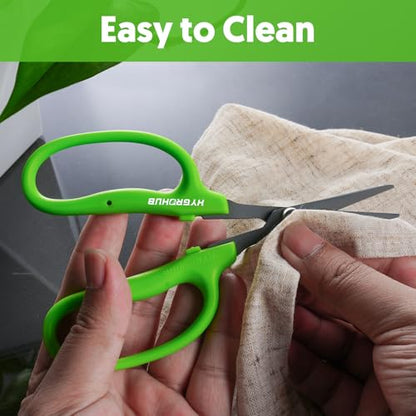 Garden Scissors, 2 PCS, 6-in, Non-Stick Coated Steel, Straight Blades - style: Straight Blade