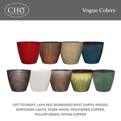 8" Vogue Planter in Earth - color: Earth, size: Vogue 8"