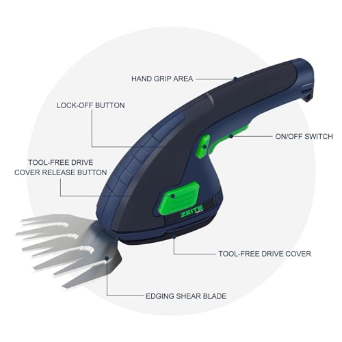 ZEITE 7.2V Grass Shear & Shrubbery Trimmer
