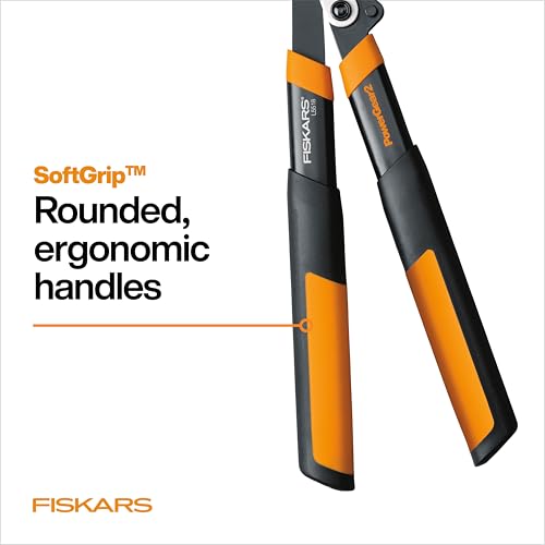 Fiskars 18” PowerGear2 Garden Bypass Loppers, 1.5" Capacity Tree Trimmer - style: 18 in