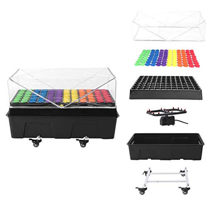 Clone Machine 96 Site, Aeroponic Cloning System Using 2 in Neoprene Insert Collars with Free Cloner Humidity Dome for Plant Cutting Propagation - size: 96 Site