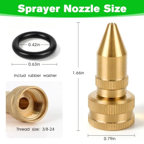 181331 Brass Backpack Sprayer Nozzle Replacement Roundup Sprayer Nozzle