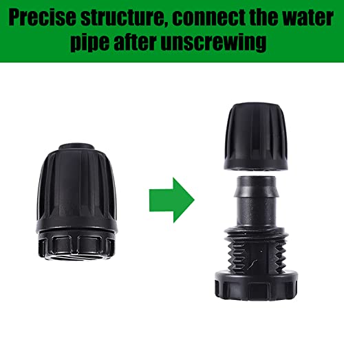 10 Pack 1/2 inch Irrigation Fittings End Plugs Connectors Anti-Drip - size: 1/2 inch End Plug